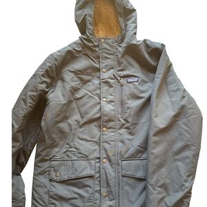 Patagonia Gray Hooded Youth Jacket